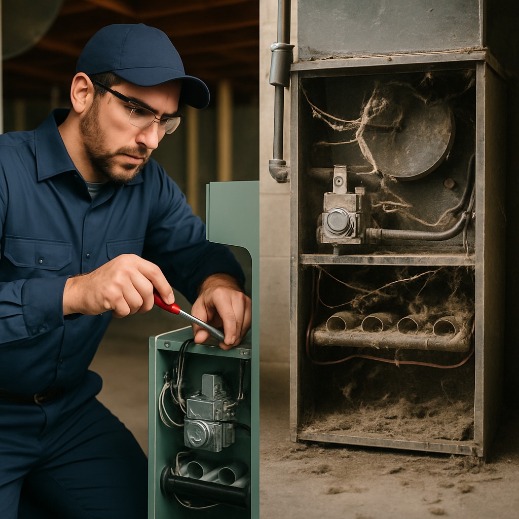 Before and after Don't Sweat it Maintenance