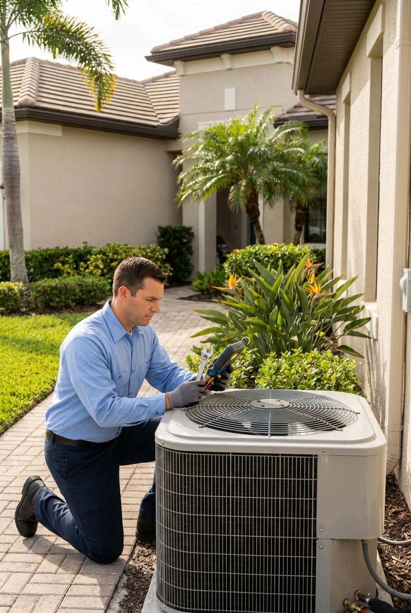 Residential AC maintenance for a home in Viera, FL